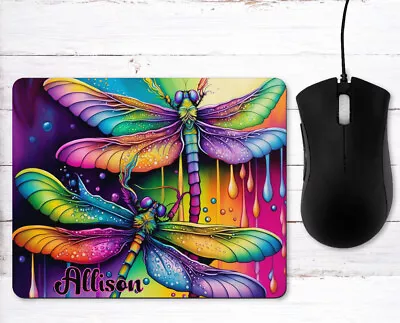 Dragonfly Mouse Pad Mat - Personalised • $11.45