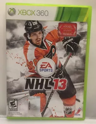 NHL 13 (Microsoft Xbox 360) GAME DISC & CASE ~TESTED~ HOCKEY BRUINS FREE SHIP • $5.40