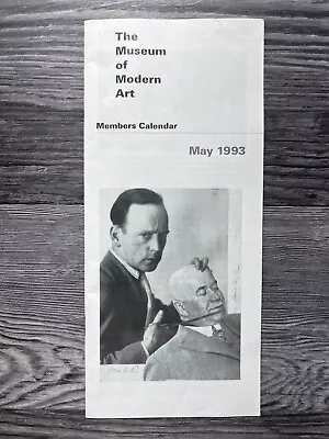 The Museum Of Modern Art Members Calendar Program May 1993 • $192