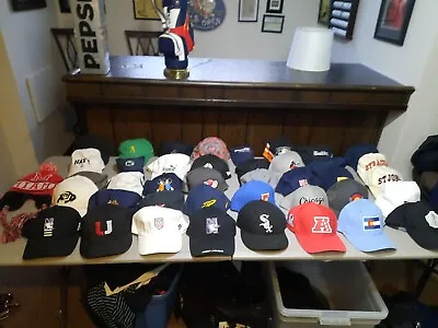 Lot Of 41 Hats Sports MLB  NCAA MLb And More • $65.60