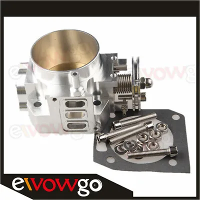 $71 • Buy Aluminum 70mm Intake Throttle Body Fits For Honda RSX DC5 Civic SI EP3 K20 K20A
