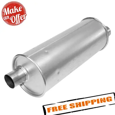 AP Exhaust 3786 Enforcer Series Aluminized Steel Round Exhaust Muffler • $39.20