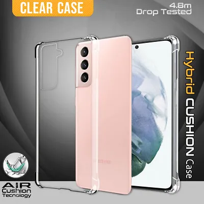 For Samsung Galaxy S21 S20 Plus Ultra S10 S9 Note 20 Clear Case Heavy Duty Cover • $7.99