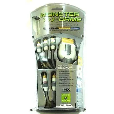Monster Cable Gamelink Component Video & Stereo Audio Kit For Xbox 360 - 10 Ft • $13.99