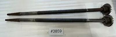 Ford Model T Rear End Axles FOR REPAIR One Has A Blown Out Keyway - See Pic#3859 • $34.99