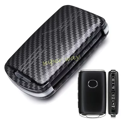 $23.83 • Buy Carbon Fiber Car Smart Key Case Cover For Mazda 3 BP 6 GJ CX-5 CX-9 CX-30 MX-5