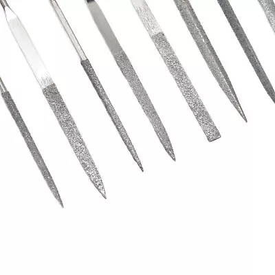 10x Needle File Set Comfortable HandleJewelry Files 3x140mm Xat • £8.62