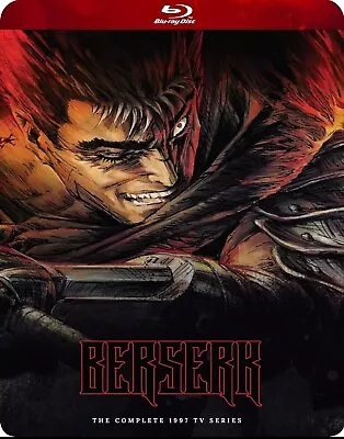 Berserk The Complete 1997 TV Series Blu Ray Discotek Anime 2024 SEALED FREE SHIP • $89.95