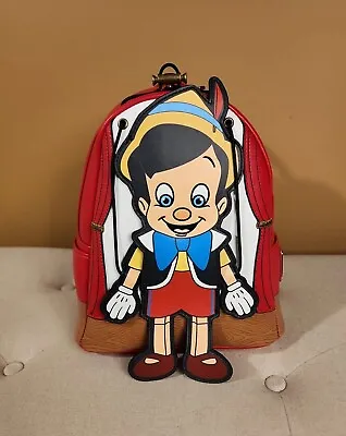 Loungefly Disney Pinocchio Puppet Marionette Mini Backpack NEW • $166.72