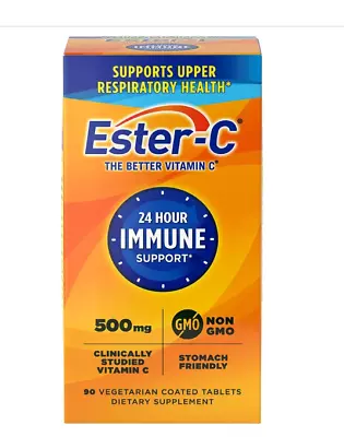 Vitamin C By Ester-C 24 Hour Tablets For Immune Support 500 Mg - 90 Count . • $11.99