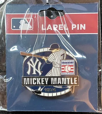 New Mickey Mantle New York Yankees Hall Of Fame Induction 1972 Lapel Pin • $21.75