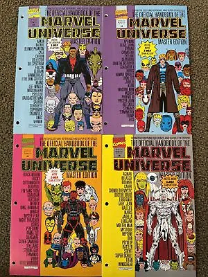 The Official Handbook Of The Marvel Universe Master Edition Lot #23 24 25 26 • $6.98