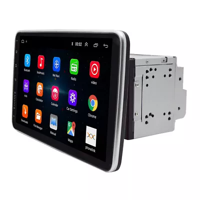 Touch Screen 10.1in 2Din Car Multimedia Player Android 9.1 Radio Stereo GPS WiFi • £158.89