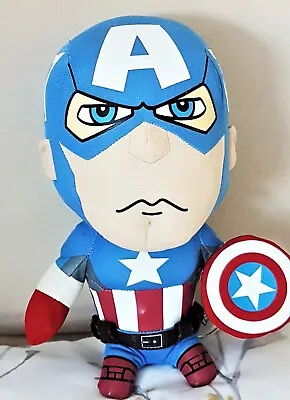 £4.99 • Buy Rare Marvel Captain America Talking Plush Toy Figure - 9.5 Inch Collectible