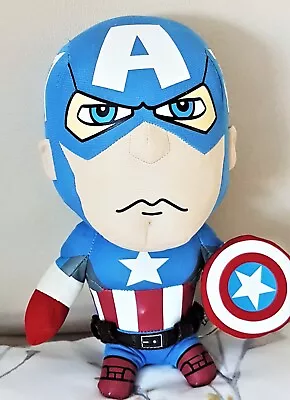 £4.99 • Buy Rare Marvel Captain America Talking Plush Toy Figure - 9.5 Inch Collectible