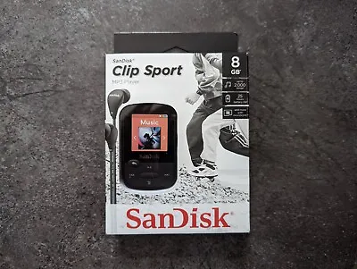 Sandisk Clip Sport Mp3 Player 8gb - Mint Unused - Boxed New Old Stock • $29.55