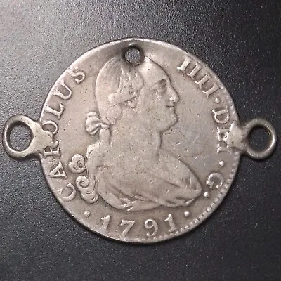 1791 Silver 4 Reales. Madrid Spain Colonial Assay Coin/bullion/bar/ingot/charm. • $45