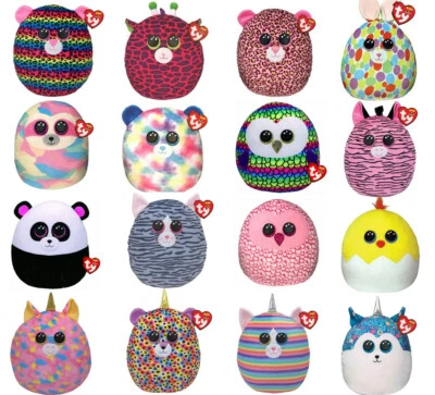£7.95 • Buy Ty Squish A Boo Small 10  Plush Car Travel Cushion Pillow Soft Toy New With Tags