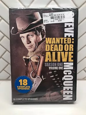 Wanted Dead Or Alive Season 1: Volume 1 (DVD 1958) Steve McQueen - NEW SEALED • $9.99