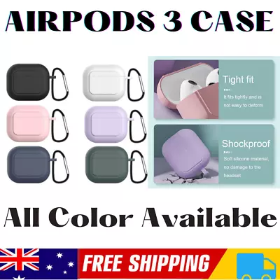 $4.95 • Buy For Apple AirPods 3 Case 3rd Gen Generation Silicone Shockproof Protective Cover