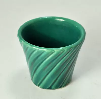 Vintage  3  Planter TURQUOISE Made In USA MCM Mid-Century • $16.85