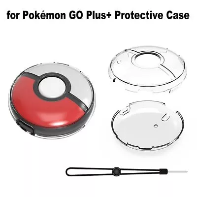 With Lanyard Poke Ball Cover For Pokémon Go Plus+ Game Accessories • $13.68