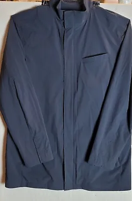 Duluth Trading Co. Full Zip Snap Stretch Nylon Jacket Dress Coat Men's XL Tall • $34.99