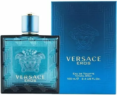 VERSACE EROS Men Cologne Edt 3.4 Oz 3.3 NEW IN BOX • $57.64