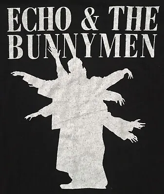 NWOT Echo & The Bunnymen Band Shirt Black Unisex Men’s Sm Post Punk New Wave • $50