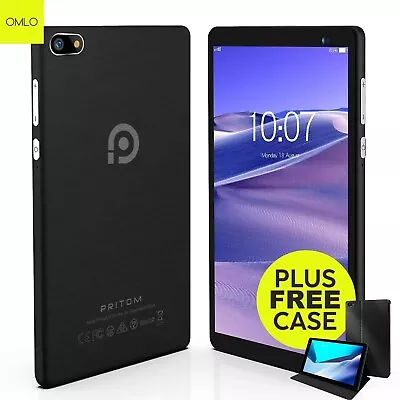 PRITOM 7 Inch Tablet PC 32 GB Android 11 With Free Case Bundle HD IPS Display • £49.99