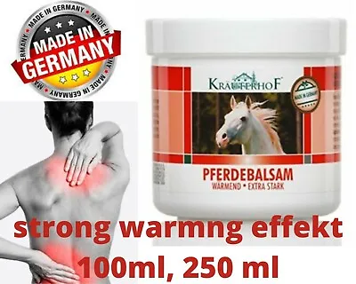 Asam Krauterhof Pferdebalsam Gel Balm Strong Warming Effect Horse Chestnut • £8.58