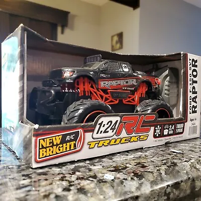 New Bright  RC Trucks Ford F-150 SVT Raptor Turbo 1:24 Scale 2.4GHz Age4+  • $21.99