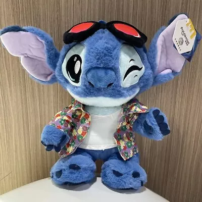 Hot Disney Cartoon Blue Plush Doll Anime Toys Lilo And Stitch Plush 30cm • $26.80