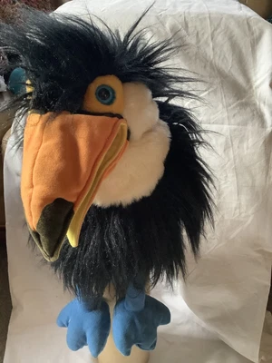 £8 • Buy Puppet Company Full Body Crow Black Bird Hand Glove Puppet Soft Toy With Squawk