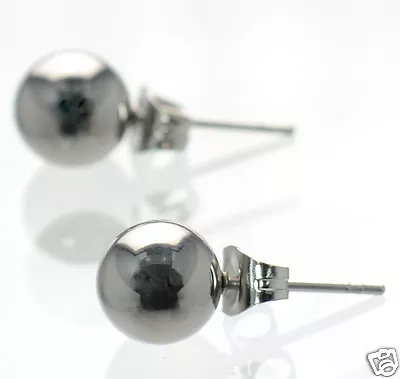 Steel By Design 8.0mm Ball Stud Earrings ' • $5.95