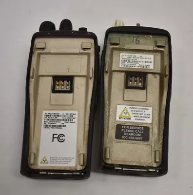 Lot Of 2 Motorola Portable Radios No Batteries AAH01QDC9JC2AN FOR Parts ONLY • $69.99