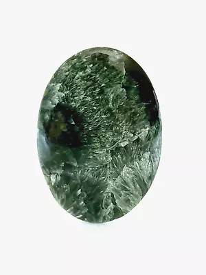 Natural Green Seraphinite Oval Cabochon -80ct • $5.25