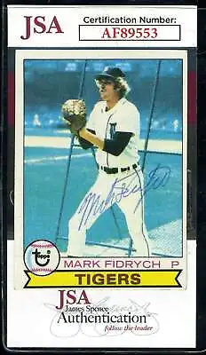 Mark Fidrych JSA Coa Signed 1979 Topps Autograph • $39