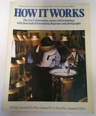 MAGAZINE - Vintage 1974 How It Works Marshall Cavendish Encyclopaedia Part 3 • £2.50