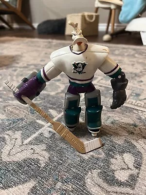 Vintage Disney The Mighty Ducks Wildwing Action Figure Hockey Goalie Toy #00 • $15