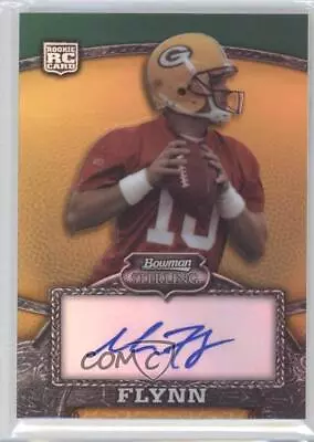 2008 Bowman Sterling Gold Refractor /400 Matt Flynn #115 Rookie Auto RC • $29.29