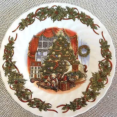 Queen's Myott 8  China Plate  Christmas Morning  Made In England • $14.99