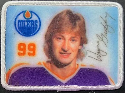 1981 Edmonton Oilers Wayne Gretzky Unused Patch Vintage Hockey Sports • $20