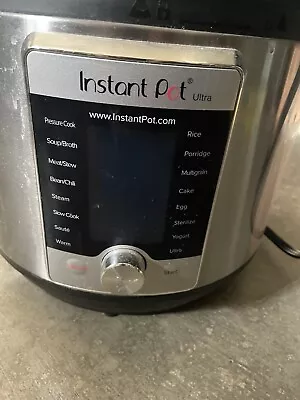 Instant Pot Ultra 80 Stainless 8 Qt Multi- Use Programmable Pressure Cooker • $80