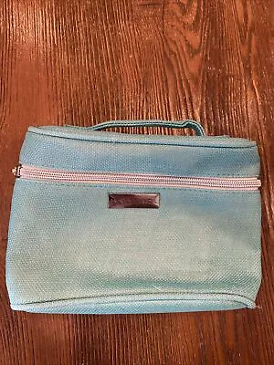 MoroccanOil Blue Cosmetic Makeup Travel Zipper Bag • $8.75