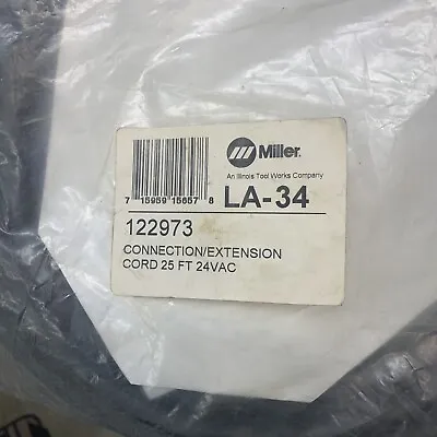 NEW Miller LA-34 Extension Control Cable 25ft 122973 242208025 715959156578 • $165