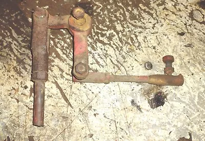 Massey Harris 44 Special Throttle Pivot Bracket An Short Linkage Rod MH Parts  • $40