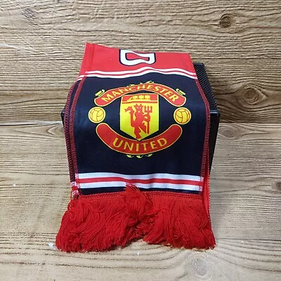 Manchester United Scarf Soccer Team Crest Colors Premier League  • $12.94