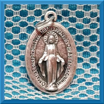 Miraculous Medal - LATIN Version - Virgin MARY Blessed Mother Made In ITALY  1  • $1.59