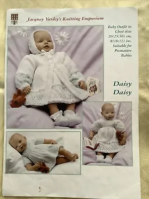 Jacquay Yaxley Knitting Pattern Daisy Daisy. Doll Clothes DK. • £5